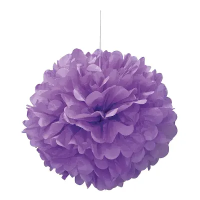 Pom Pom Lila Hängande Dekoration