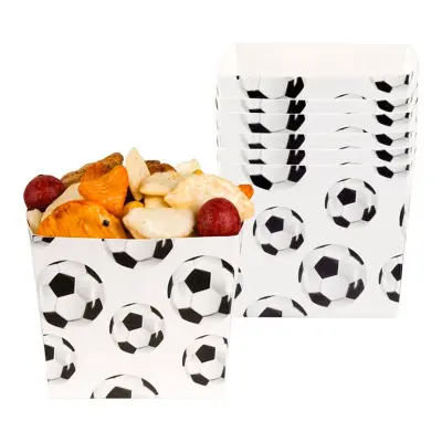Popcornbägare Fotbollsfest - 6-pack