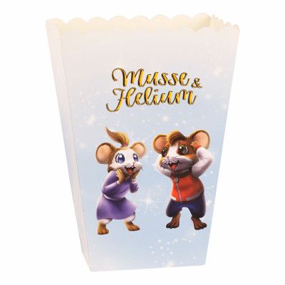 Popcornbägare Musse&Helium - 8-pack