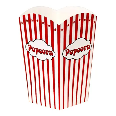 Popcornbägare Retro - 1,4 liter 10-pack