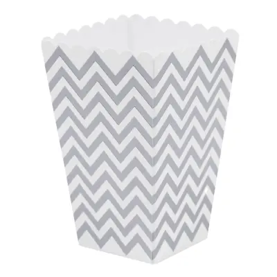 Popcornboxar Silver Vågor - 6-pack