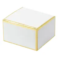 Presentboxar Vit/Guld - 10-pack