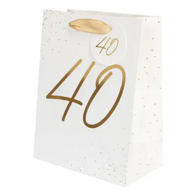 Presentpåse 40 Guld