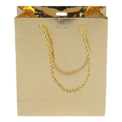 Presentpåse Guld Metallic - Stor