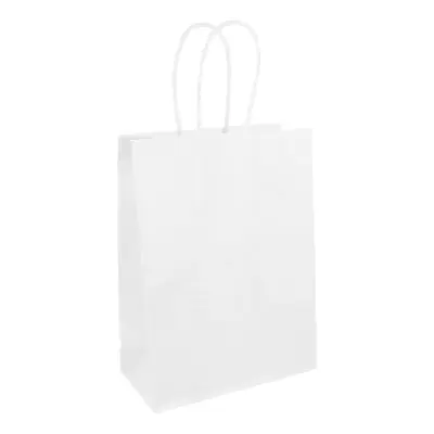 Presentpåse med Handtag Vit