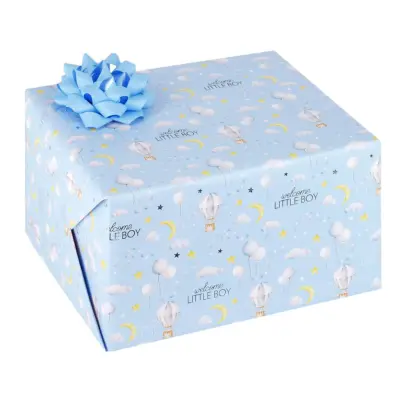 Presentpapper Baby Born Boy
