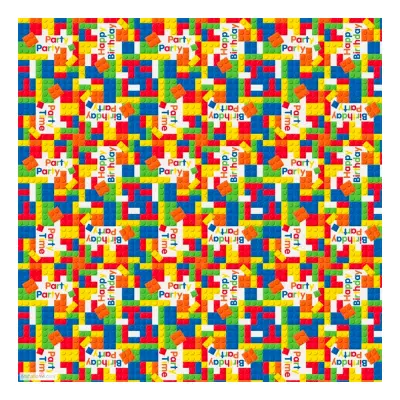 Presentpapper Byggklossar