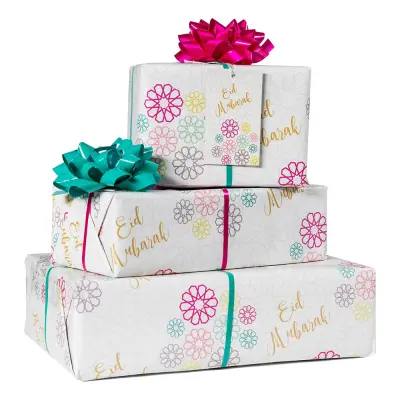 Presentpapper Eid Mubarak Geo