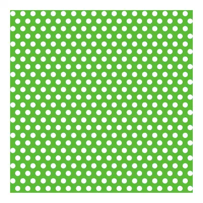 Presentpapper Limegrön Prickigt
