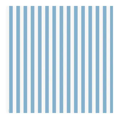 Presentpapper Ljusblå/Vit Randig