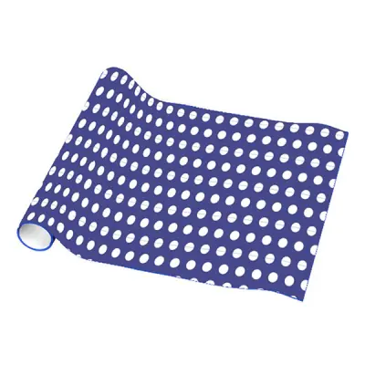 Presentpapper Polka Dot Mörklila