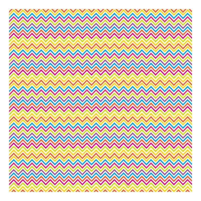 Presentpapper Regnbåge Sicksack