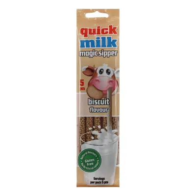 Quick Milk Sugrör Kaksmak - 5-pack