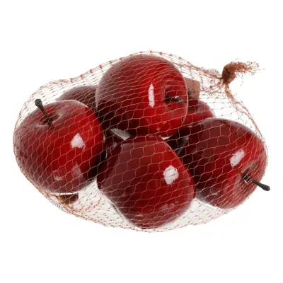 Röda Äpplen Bordsdekoration - 6-pack