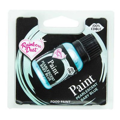 Rainbow Dust Ätbar Färg - Ljusblå