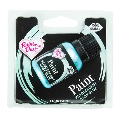 Rainbow Dust Ätbar Färg - Ljusblå