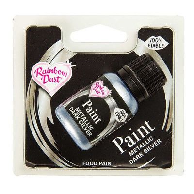 Rainbow Dust Ätbar Färg - Silver