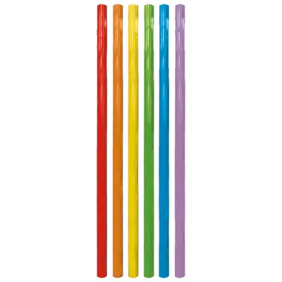 Regnbåge Återanvändningsbara Sugrör 6-pack