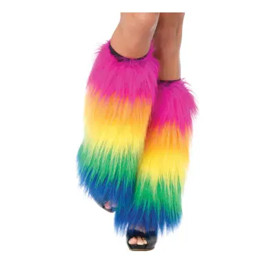 Regnbågsfärgade Benvärmare