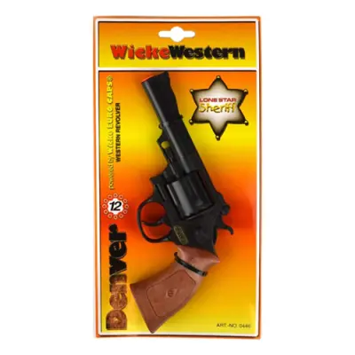 Knallpulverpistol Denver 12-skotts - 22cm