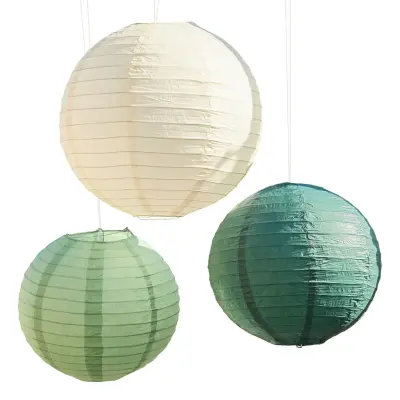 Rislampor Gröna Löv Botanic - 3-pack