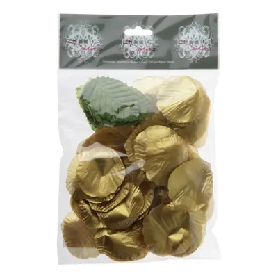 Rosenblad Guld/Grön - 100-pack