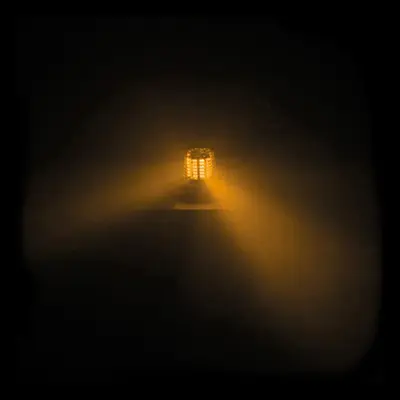 Roterande Lampa LED - Orange