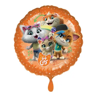 Rund Folieballong 44 Cats