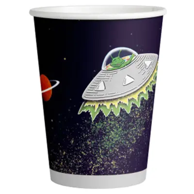 Rymden Pappersmugg 8-pack