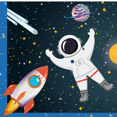 Rymdraket Servetter 20-pack