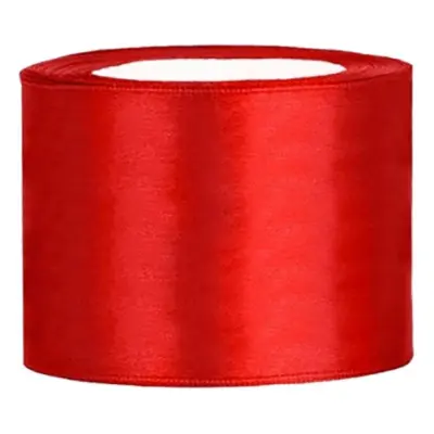Satinband Rött - 50mm x 25m