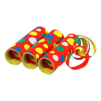 Serpentiner Konfetti - 3-pack