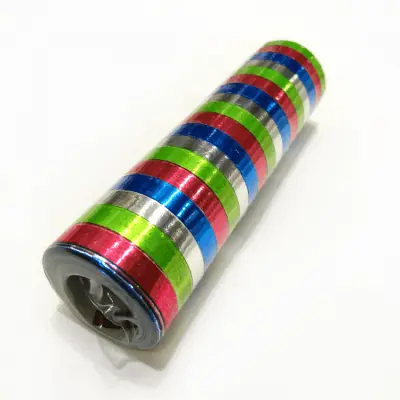 Serpentiner metallic - flerfärgad