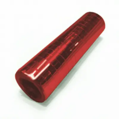 Serpentiner metallic - röd