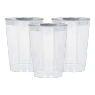 Plastglas Premium Silverkant - 20-pack