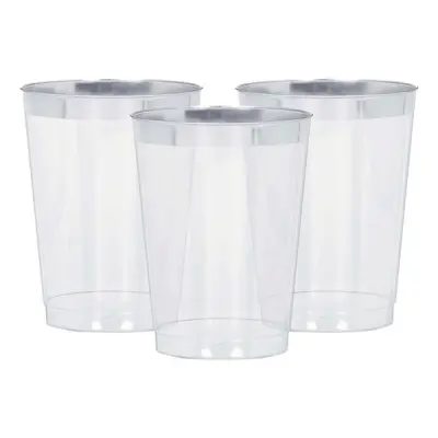 Plastglas Premium Silverkant - 20-pack