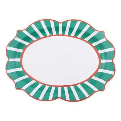 Serveringsbricka Grön/Orange