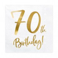 Servett 70 Birthday 20-pack