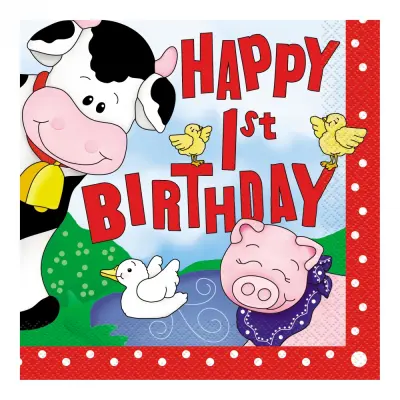 Servetter 1-årskalas Bondgård