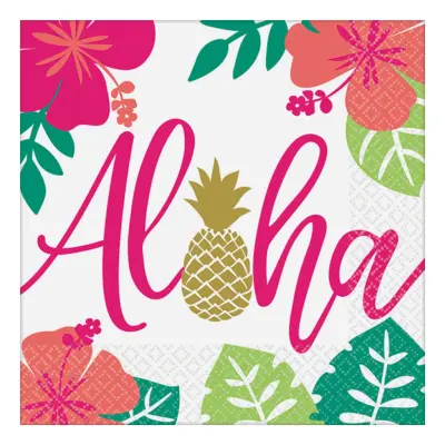 Servetter Aloha - 16-pack