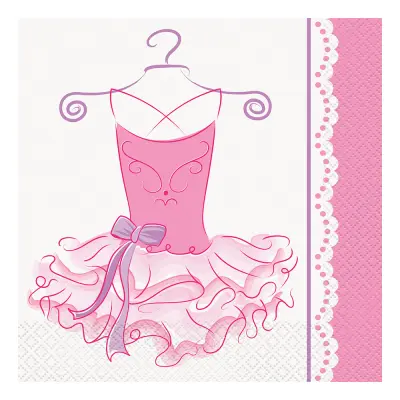 Servetter Ballerina - 16-pack