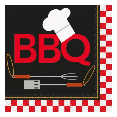 Servetter BBQ - 16-pack