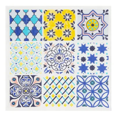 Servetter Blå Mosaik