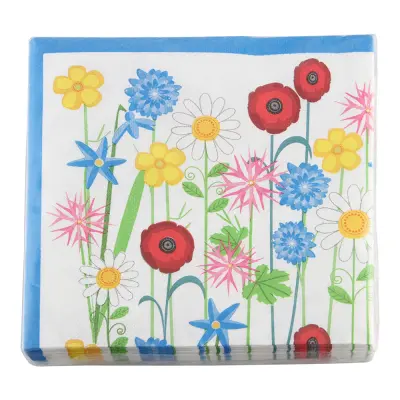 Servetter Blomster - 20-pack