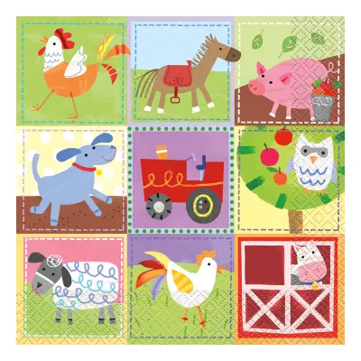 Servetter Bondgård - 16-pack