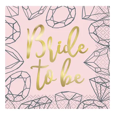 Servetter Bride to Be - 16-pack