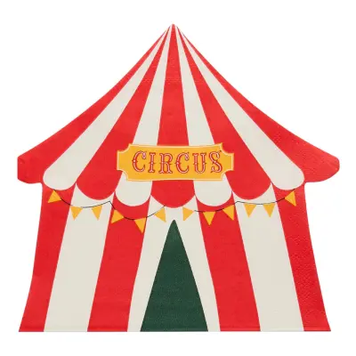 Servetter Cirkustält - 16-pack