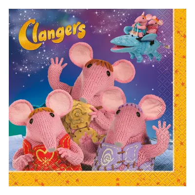 Servetter Clangers - 16-pack