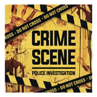 Servetter Crime Scene - 20-pack