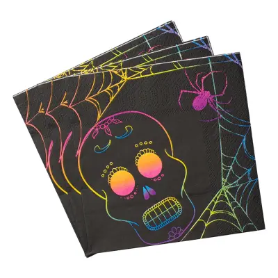 Servetter Halloween Neon - 20-pack